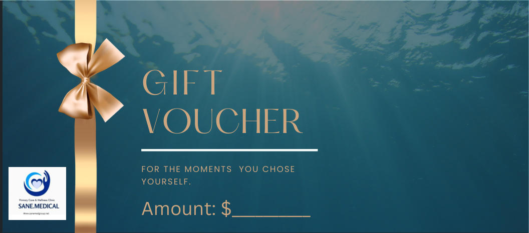 Design E: SANE.Medical Ocean · Choose Yourself gift certificate